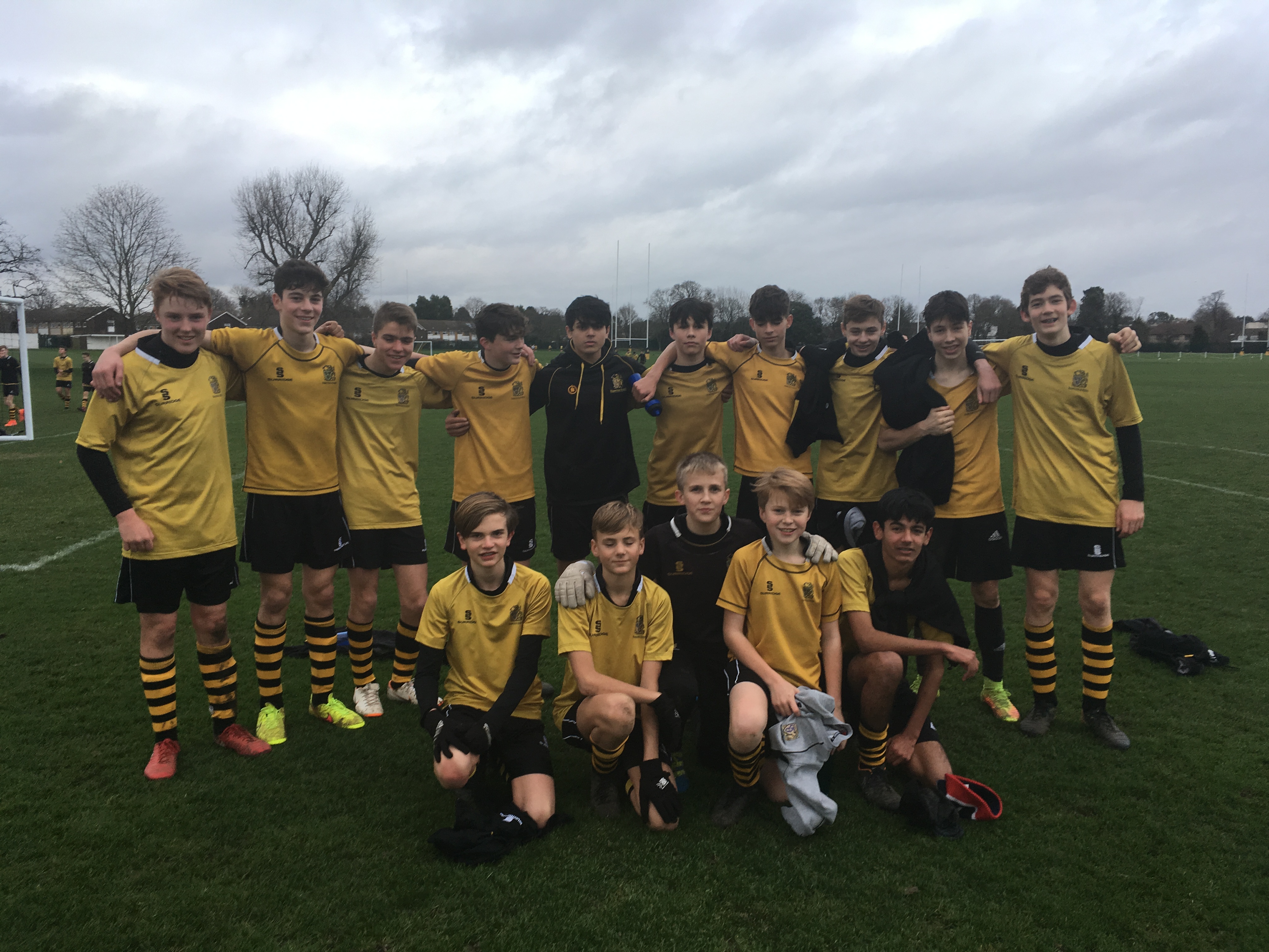 First-half goals take U15Bs to ESFA semi-final