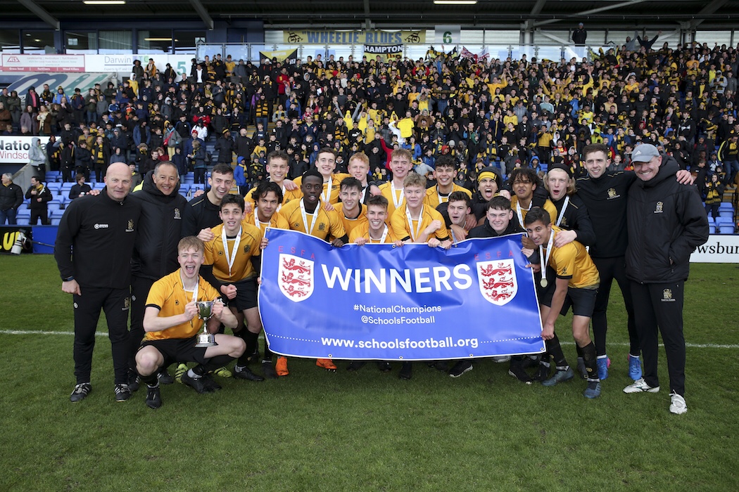 1st XI crowned national champions with tense ESFA final victory over Repton