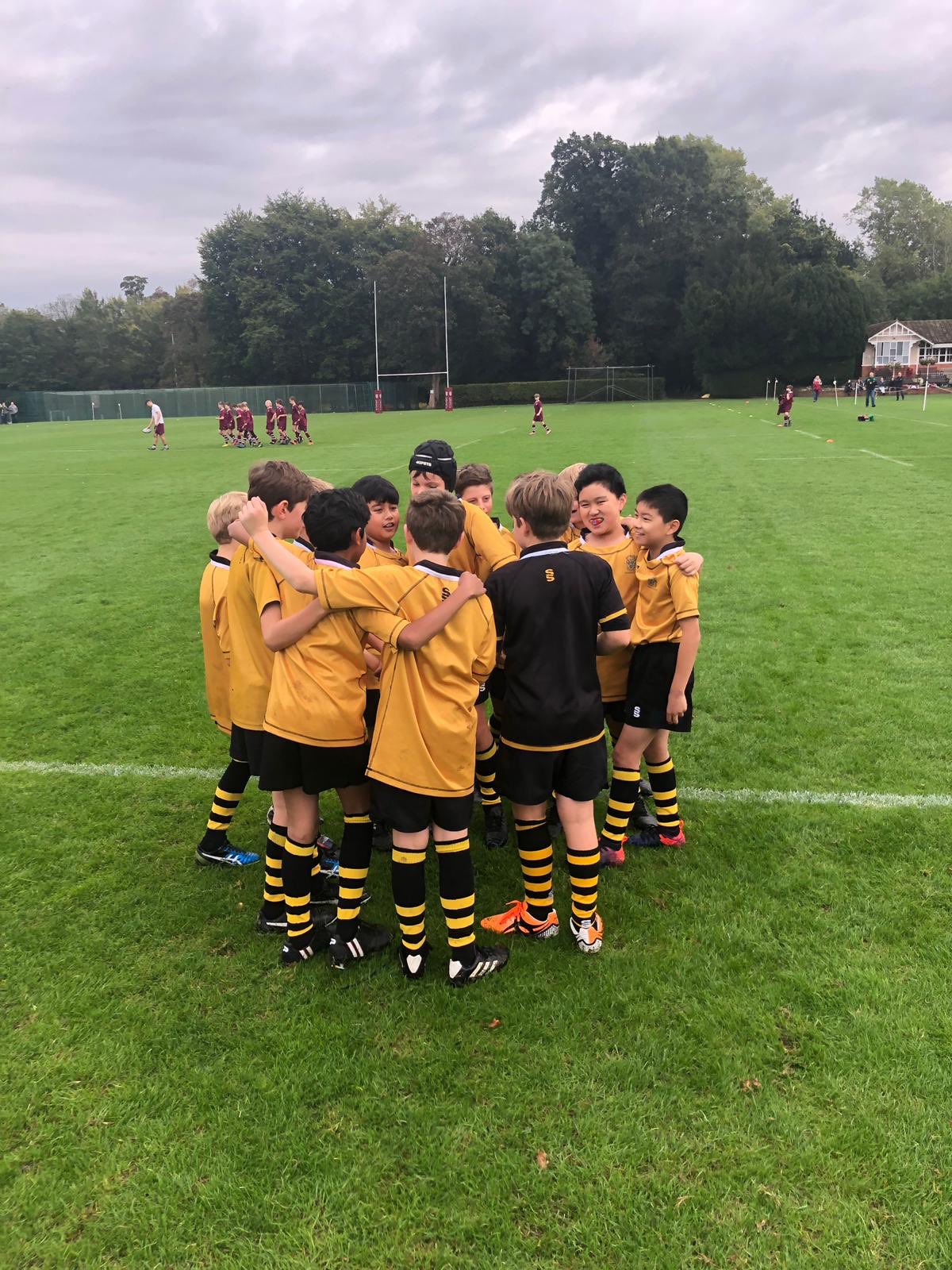 Entertaining match gives U12Bs their first rugby win of the season