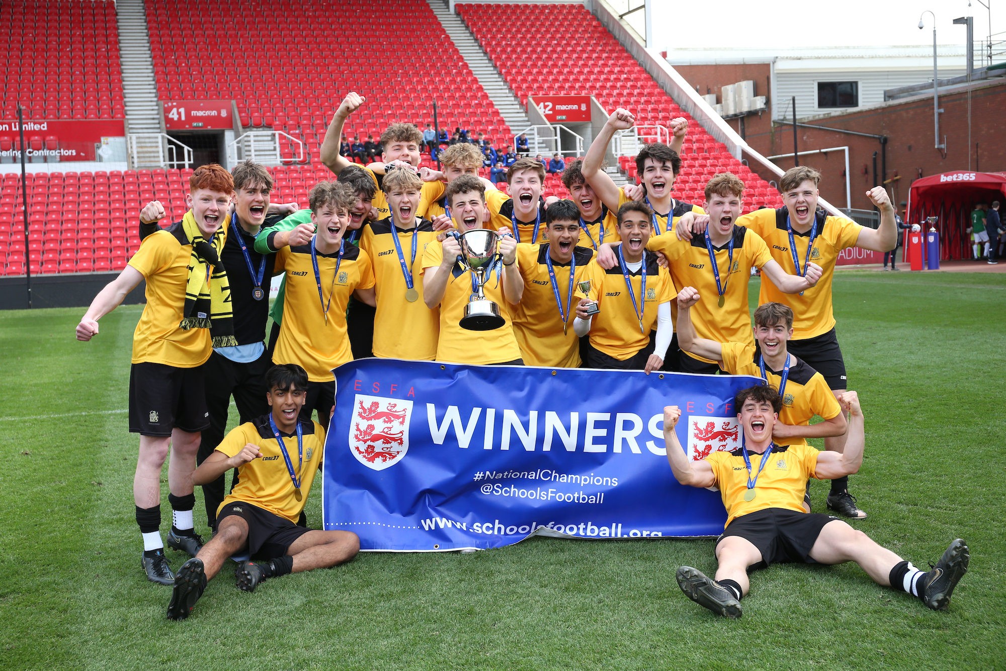 Hampton First XI Regain Their ESFA Title 4 Years On